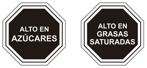 Alto en azúcares y grasas saturadas Alto en azúcares y grasas saturadas