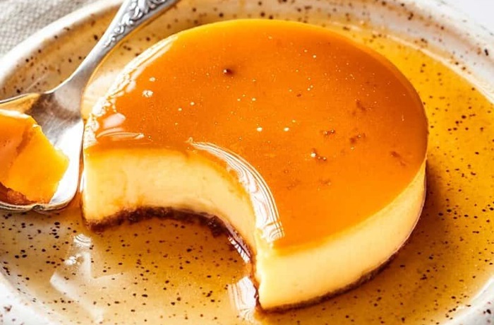 Flan sin horno