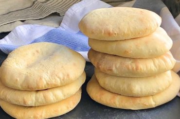 Receta auténtica de pan pita