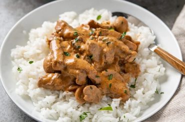 Receta de strogonoff de carne