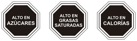 Alto en azúcares, grasas saturadas y calorías