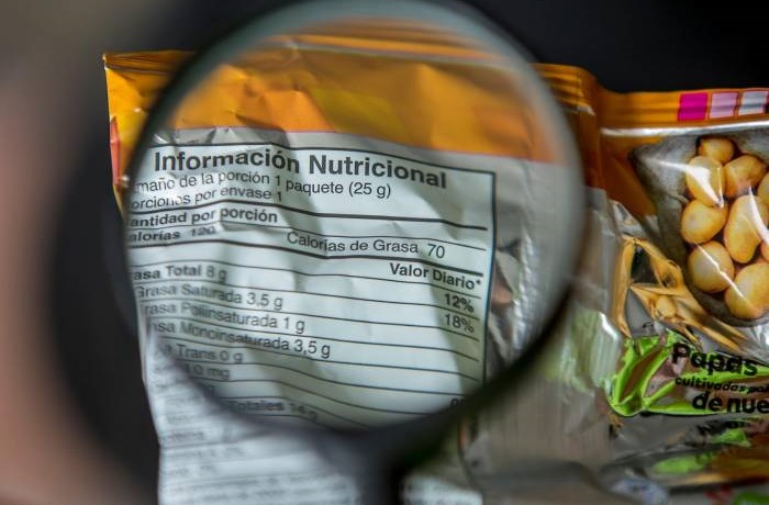 Etiqueta de Informacion nutricional