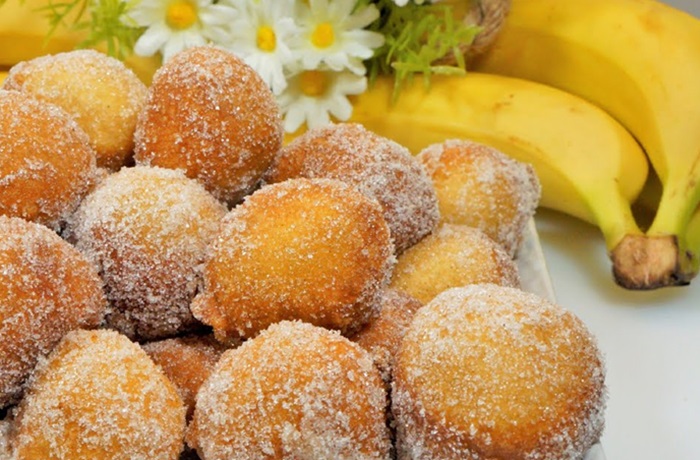 Receta de buñuelos de banana o plátano