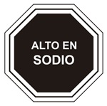 Alto en sodio Perfil nutricional: Contenido de sodio en la receta de arroz con gandules.