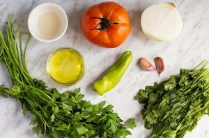 Ingredientes del pebre Ingredientes del pebre