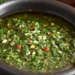 Receta de chimichurri argentino