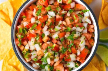 Pico de gallo mexicano casero fácil y auténtico