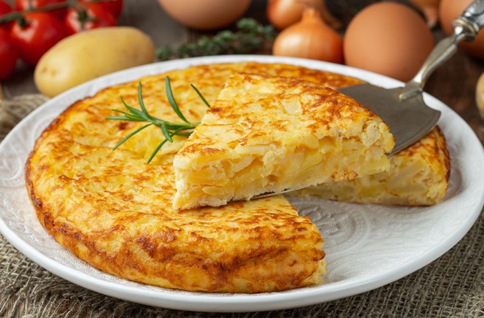 Receta de tortilla de patatas española