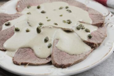 Vitel toné clásico plato italiano para fin de año