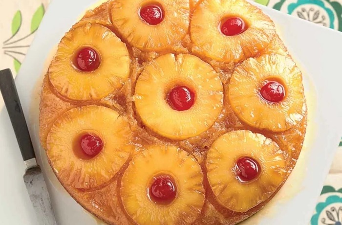 Receta de volteado de piña