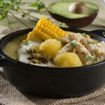 Receta de ajiaco colombiano