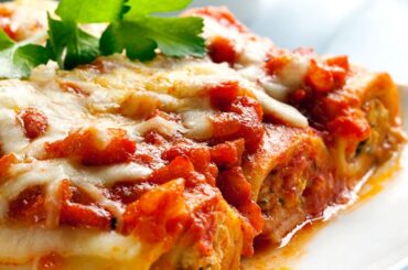 Receta de canelones rellenos de carne