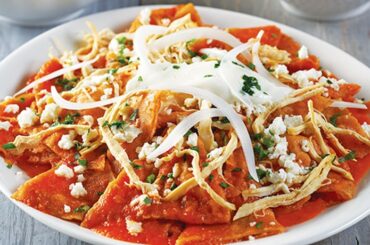 Receta de chilaquiles con pollo