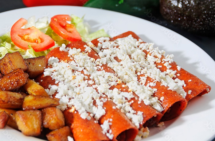 Receta de enchiladas rojas sencillas