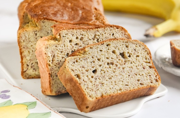 Receta de pan de plátano