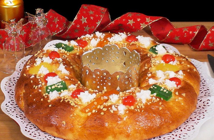 Receta de roscon de reyes español