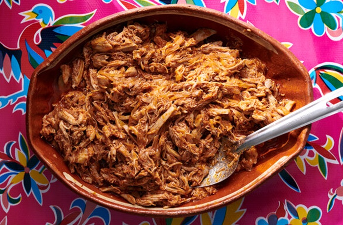 Receta de tinga de pollo mexicana