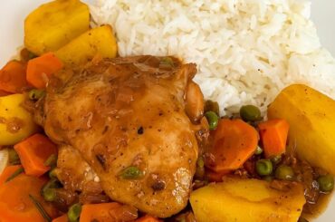 Receta de estofado de pollo