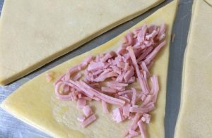 Masa de cachitos de jamón Masa de cachitos de jamón