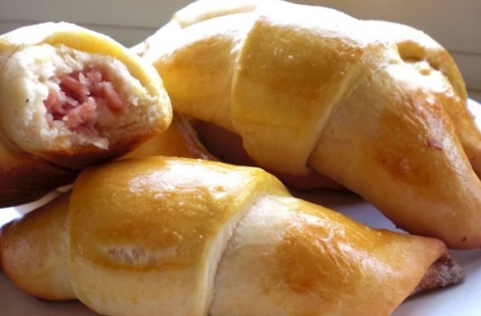 Receta de cachitos de jamón venezolanos