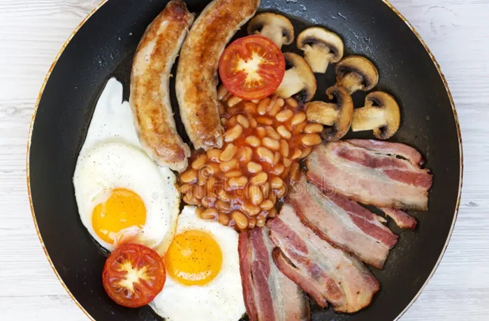 Receta de desayuno inglés