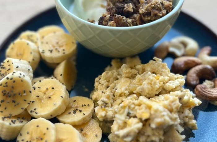 Receta de desayuno protéico