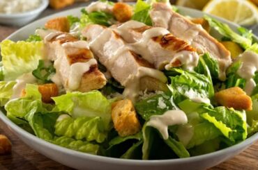 Receta de ensalada César con pollo