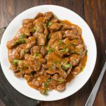 Receta de mollejas de pollo en salsa