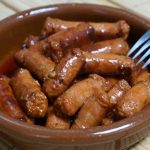 Receta de chorizos al vino blanco