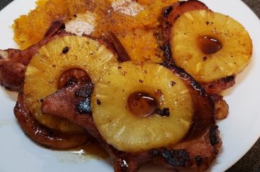 Receta de chuletas ahumadas con piña