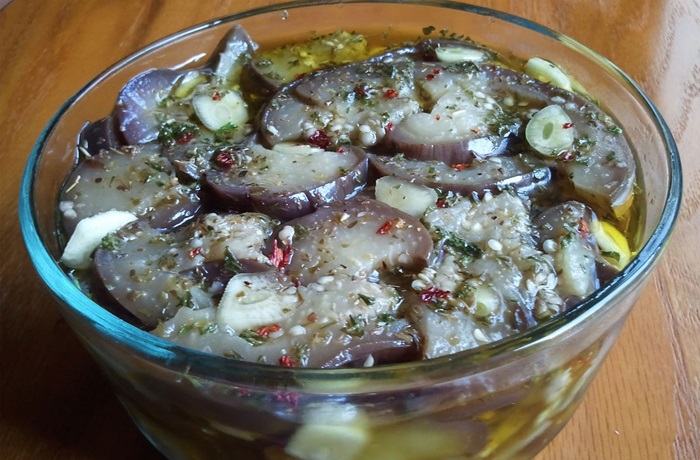 Receta de escabeche de berenjenas