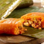 Receta de pastel en hoja dominicano