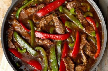 Receta de pepper steak