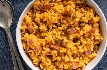 Receta de arroz con gandules puertorriqueño