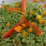Receta de arroz verde peruano