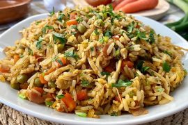 Receta de chaulafán de pollo ecuatoriano