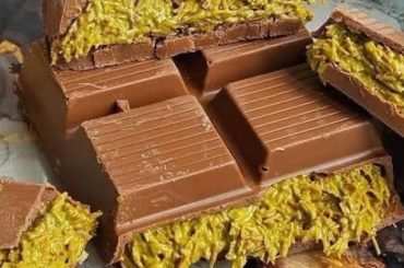 Receta de chocolate de Dubái relleno con pistachos