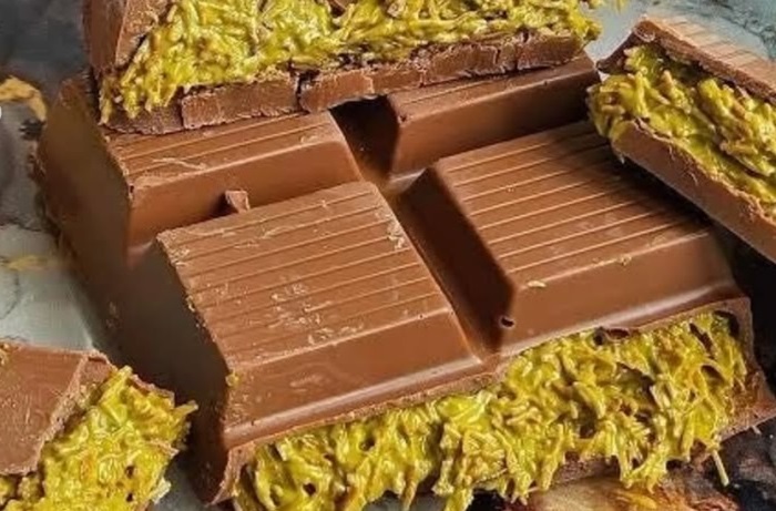 Receta de chocolate de Dubái relleno con pistachos