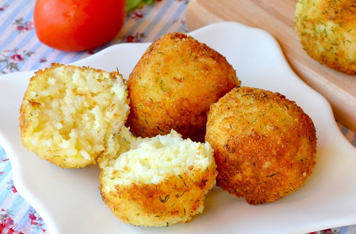 Receta de croquetas de arroz