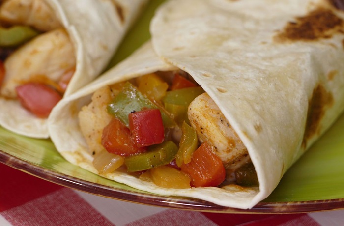 Receta de fajitas de pollo mexicanas