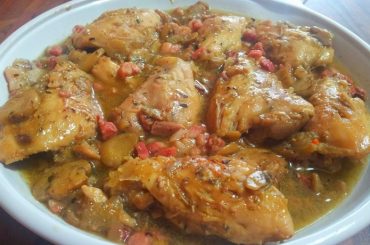 Receta de fricasé de pollo