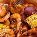 Camarones cajún estilo louisiana (hot bag shrimp)