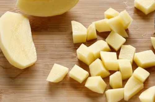 Papas en cubos Papas en cubos