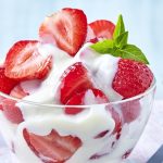 Receta de fresas con crema