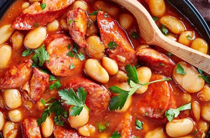 Receta de frijoles charros mexicanos