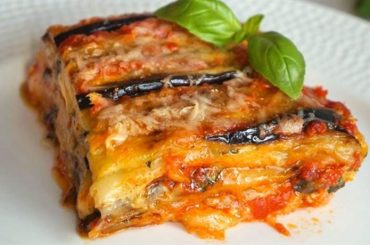 Receta de lasaña de berenjenas