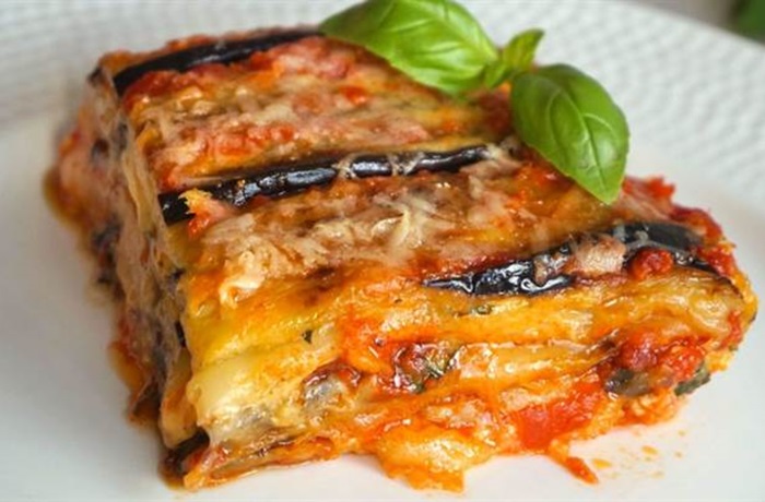 Receta de lasaña de berenjenas