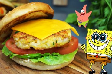 Receta de cangreburguer de Bob Esponja