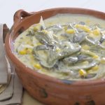 Receta de rajas de chile poblano con crema y elote