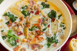 Receta de sopa toscana Olive Garden